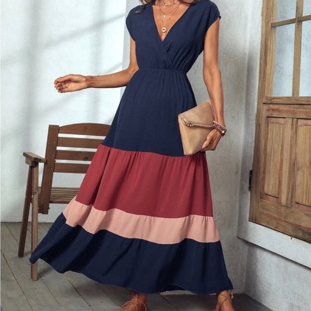 Colorblock Dress